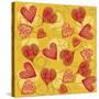 Modern Hearts-Maria Trad-Stretched Canvas