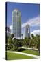 Modern High Rise, Tower in the South Pointe Park, Miami South Beach, Florida, Usa-Axel Schmies-Stretched Canvas