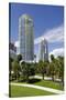 Modern High Rise, Tower in the South Pointe Park, Miami South Beach, Florida, Usa-Axel Schmies-Stretched Canvas