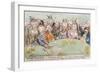 Modern Hospitality, or a Friendly Party in High Life, Published by Hannah Humphrey in 1792-James Gillray-Framed Giclee Print