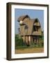 Modern House Built in Traditional Style Near Ubud, Bali, Indonesia, Southeast Asia-Murray Louise-Framed Photographic Print