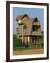 Modern House Built in Traditional Style Near Ubud, Bali, Indonesia, Southeast Asia-Murray Louise-Framed Photographic Print