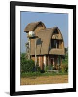 Modern House Built in Traditional Style Near Ubud, Bali, Indonesia, Southeast Asia-Murray Louise-Framed Photographic Print