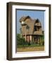 Modern House Built in Traditional Style Near Ubud, Bali, Indonesia, Southeast Asia-Murray Louise-Framed Photographic Print