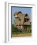 Modern House Built in Traditional Style Near Ubud, Bali, Indonesia, Southeast Asia-Murray Louise-Framed Photographic Print