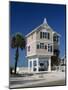 Modern House by the Beach in the Gulf Coast Town of Bradenton Beach, South of Tampa, Florida, USA-Fraser Hall-Mounted Photographic Print