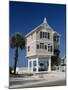 Modern House by the Beach in the Gulf Coast Town of Bradenton Beach, South of Tampa, Florida, USA-Fraser Hall-Mounted Photographic Print