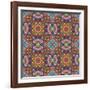 Modern Indian Pattern-Sangoiri-Framed Art Print