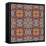 Modern Indian Pattern-Sangoiri-Framed Stretched Canvas