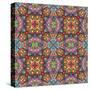 Modern Indian Pattern-Sangoiri-Stretched Canvas