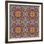 Modern Indian Pattern-Sangoiri-Framed Art Print