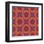 Modern Indian Pattern-Sangoiri-Framed Art Print