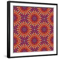 Modern Indian Pattern-Sangoiri-Framed Art Print