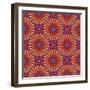 Modern Indian Pattern-Sangoiri-Framed Art Print