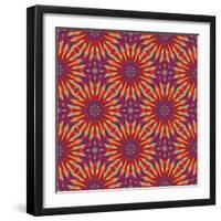 Modern Indian Pattern-Sangoiri-Framed Art Print