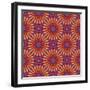 Modern Indian Pattern-Sangoiri-Framed Art Print