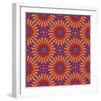 Modern Indian Pattern-Sangoiri-Framed Art Print