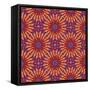 Modern Indian Pattern-Sangoiri-Framed Stretched Canvas