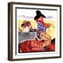 "Modern Indians and Dude,"August 14, 1937-William Bailey-Framed Premium Giclee Print