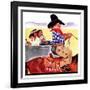 "Modern Indians and Dude,"August 14, 1937-William Bailey-Framed Premium Giclee Print