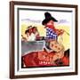 "Modern Indians and Dude,"August 14, 1937-William Bailey-Framed Giclee Print