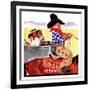 "Modern Indians and Dude,"August 14, 1937-William Bailey-Framed Giclee Print