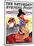 "Modern Indians and Dude," Saturday Evening Post Cover, August 14, 1937-William Bailey-Mounted Premium Giclee Print