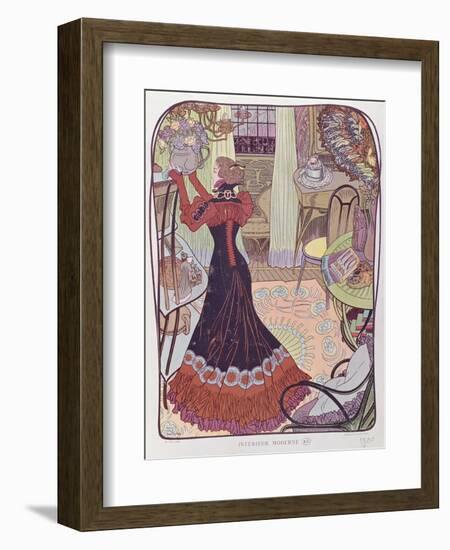 Modern Interior, 1900-Georges de Feure-Framed Giclee Print