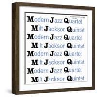 Modern Jazz Quartet and Milt Jackson Quintet - MJQ-null-Framed Art Print