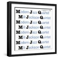 Modern Jazz Quartet and Milt Jackson Quintet - MJQ-null-Framed Art Print