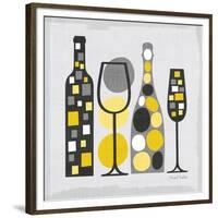 Modern Kitchen Square I Yellow-Michael Mullan-Framed Premium Giclee Print