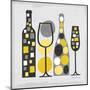 Modern Kitchen Square I Yellow-Michael Mullan-Mounted Art Print