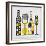 Modern Kitchen Square I Yellow-Michael Mullan-Framed Art Print