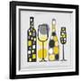Modern Kitchen Square I Yellow-Michael Mullan-Framed Art Print