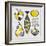 Modern Kitchen Square III Yellow-Michael Mullan-Framed Art Print