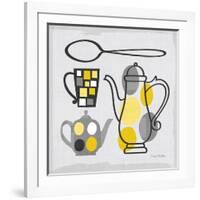 Modern Kitchen Square IV Yellow-Michael Mullan-Framed Art Print