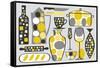 Modern Kitchen V Yellow-Michael Mullan-Framed Stretched Canvas