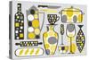 Modern Kitchen V Yellow-Michael Mullan-Stretched Canvas