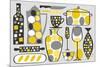 Modern Kitchen V Yellow-Michael Mullan-Mounted Art Print