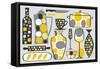 Modern Kitchen V Yellow-Michael Mullan-Framed Stretched Canvas