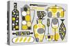 Modern Kitchen V Yellow-Michael Mullan-Stretched Canvas