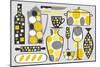 Modern Kitchen V Yellow-Michael Mullan-Mounted Premium Giclee Print