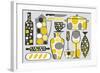 Modern Kitchen V Yellow-Michael Mullan-Framed Art Print