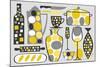 Modern Kitchen V Yellow-Michael Mullan-Mounted Art Print