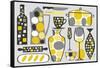 Modern Kitchen V Yellow-Michael Mullan-Framed Stretched Canvas