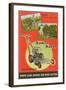 Modern Lawn Mower Advertisement-null-Framed Art Print