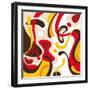 Modern Liquid Abstraction. Vector Illustration.-Radoman Durkovic-Framed Art Print