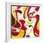 Modern Liquid Abstraction. Vector Illustration.-Radoman Durkovic-Framed Art Print