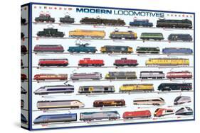 Modern Locomotives-null-Stretched Canvas