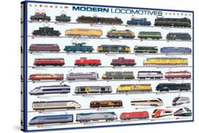 Modern Locomotives-null-Stretched Canvas